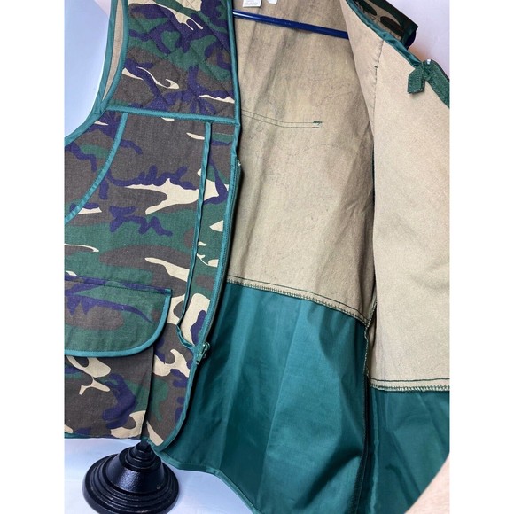 Vintage Game Winner Sportswear Camo Shooting Vest with Game Pouch XL 38-40 - Picture 8 of 16